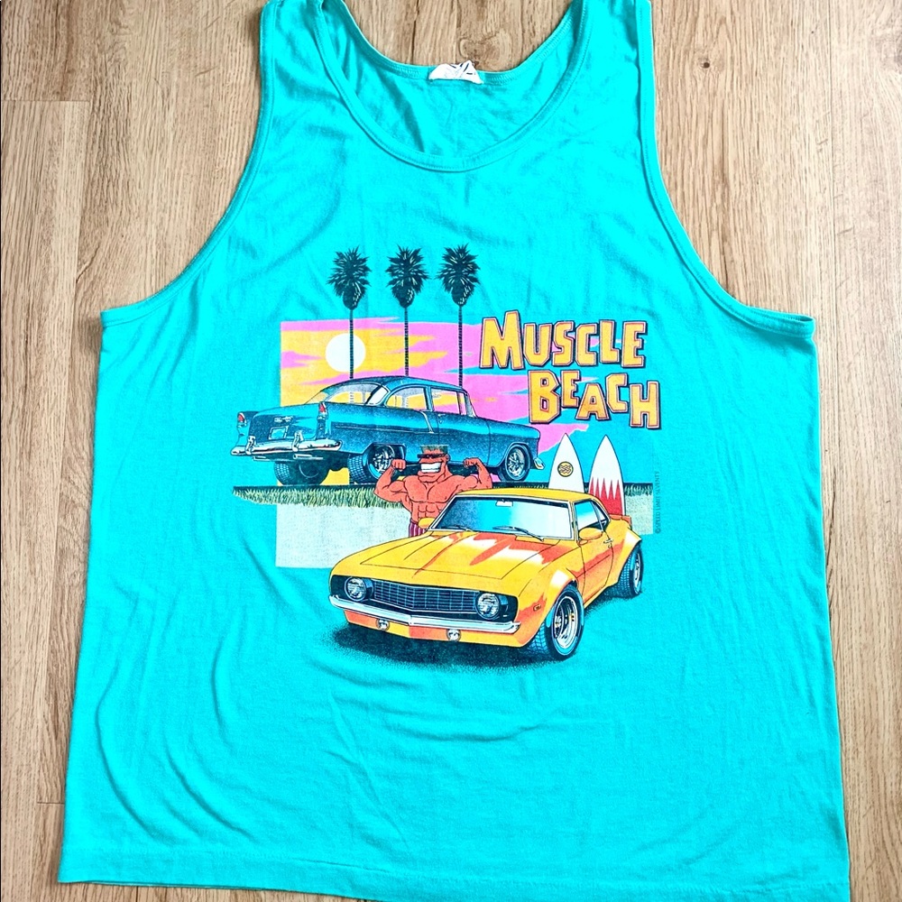 80’s Muscle Beach / Muscle Car Tank Top